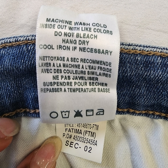 Joe's Women's Blue Jeans Dehlia High-Rise Straight Ankle Distressed Denim, sz 30 - Picture 10 of 11